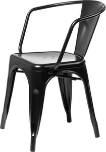Selsey Krzesło Tolader Arms czarne 1
