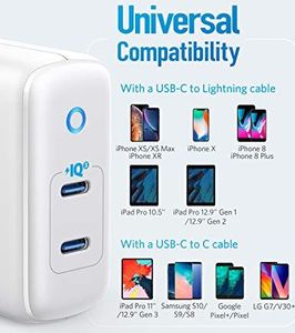 Ładowarka Anker Anker PowerPort III Duo, kompaktowa dwuportowa ładowarka ścienna Type-C z PowerIQ 3.0, zasilanie dla iPhone XR / Xs / Max / X / 8 / Plus, Galaxy S10 / S9, Pixel 3a / 3 / XL, iPad Pro i więcej 4