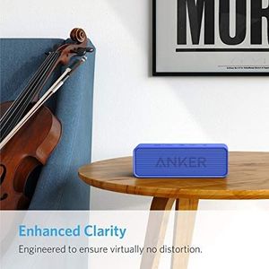 Głośnik Anker Anker Głośnik SoundCore Bluetooth, Głośnik z niesamowitą 24-godzinną żywotnością baterii i podwójnym sterownikiem 6 W, wbudowany mikrofon dla iPhone'a, Samsunga (Niebieski) 2