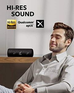 Głośnik Anker Soundcore Motion Głośnik + Bluetooth z dźwiękiem Hi-Res 30 W, bezprzewodowy Głośnik HiFi z aplikacją, elastyczny korektor, 12 godzin pracy na baterii, ochrona przed wodą IPX7, łączność USB C 2