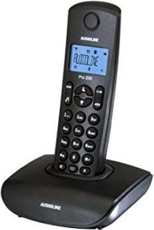 Telefon stacjonarny Audioline Pro 200 DECT czarny (593770) 1