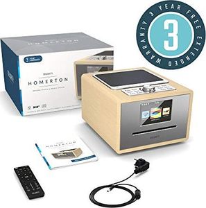 Radio MAJORITY Radio internetowe większości Homerton, radio WiFi / WLAN, DAB / DAB + / FM, Bluetooth, odtwarzacz CD, pilot, podwójny alarm, połączenie AUX i USB, sterowanie przez aplikację 6