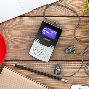 Radio MAJORITY Majority Petersfield - Osobiste przenośne radio cyfrowe DAB / DAB + / FM - Możliwość ładowania 9-12 godzin pracy - 20 ustawień wstępnych - Słuchawki w zestawie 5