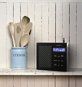 Radio MAJORITY Majority radio cyfrowe i FM Arbury II DAB / DAB + - 6-godzinna bateria wielokrotnego ładowania o długiej żywotności - podwójny budzik - złącze USB 2