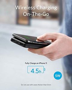 Powerbank Anker Anker PowerCore 10000 mAh z wejściem USB-C, zewnętrzną baterią, dużą pojemnością, kompatybilny z iPhone 11, Samsung, iPad 2020 Pro, AirPods i innymi. 4