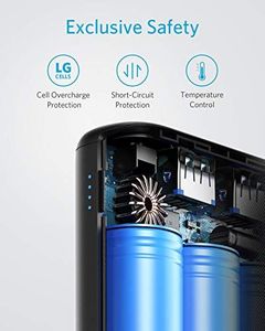 Powerbank Anker Anker PowerCore 15000 Redux, kompaktowy 2-portowy power bank 15000 mAh z technologią PowerIQ i Voltageboost, do iPhone'a, iPada, Samsunga Galaxy 7