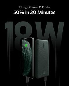 Powerbank Anker Anker PowerCore Slim 10000 PD w kolorze night green, zewnętrzna bateria 10000 mAh z zasilaniem USB-C (18 W), mocny power bank do iPhone'a 11/11 Pro / 11 Pro Max, S10, Pixel 3, iPad Pro 2018 2