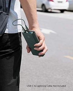 Powerbank Anker Anker PowerCore Slim 10000 PD w kolorze night green, zewnętrzna bateria 10000 mAh z zasilaniem USB-C (18 W), mocny power bank do iPhone'a 11/11 Pro / 11 Pro Max, S10, Pixel 3, iPad Pro 2018 6