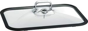WMF WMF Vitalis Kompaktowy parowiec / prażalnik, ze szklaną pokrywą z silikonową obręczą, termometr do gotowania, taca do gotowania, stal nierdzewna Cromargan, nadaje się do indukcji, 35 x 21,5 x 10 cm, 3,5l 9