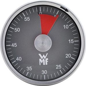 WMF Zegar magnetyczny WMF, stal nierdzewna Cromargan, minutnik do jajek z 60 minutami, wyświetlacz pozostałego czasu, alarm akustyczny 1