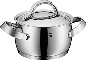 WMF Zestaw garnków WMF Concento, sztuki 4, stal nierdzewna Cromargan, garnki z metalową pokrywką, indukcja garnka, wewnętrzne skalowanie, otwieranie pary, niepowlekane 6