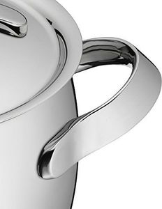 WMF Zestaw garnków WMF Concento, sztuki 4, stal nierdzewna Cromargan, garnki z metalową pokrywką, indukcja garnka, wewnętrzne skalowanie, otwieranie pary, niepowlekane 9