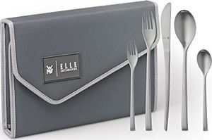 WMF Zestaw sztućców WMF Elle Deco Osoby 6, sztuki 30, nóż monoblokowy, ze schowkiem na sprzęgło, Cromargan Protect Matt (1244916332) - 53347 1