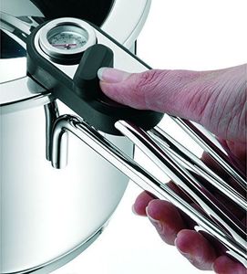 WMF Garnek do gotowania na wolnym ogniu WMF z wyświetlaczem temperatury, wyjmowana wkładka O 18 cm, stal nierdzewna Cromargan, można myć w zmywarce, V 1,5l 6