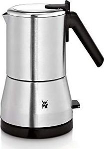 Kawiarka WMF Kuchenny ekspres do kawy WMF w wersji mini (400 W, elektryczny, na 2 lub 4 filiżanki, oszczędzający miejsce, cromargan) matowy / srebrny 1