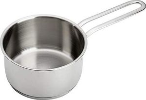 WMF Mini rondel WMF, 10 cm, mały, bez pokrywki, rondel 0,5 l, mały rondel do pojedynczych gospodarstw domowych, polerowana stal nierdzewna Cromargan, indukcyjna, do układania w stosy, idealny do małych porcji 2