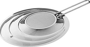 WMF Osłona przeciwbryzgowa WMF Profi Plus, O 20-28 cm, z wkładanym uchwytem, ??stal nierdzewna Cromargan, można myć w zmywarce 2