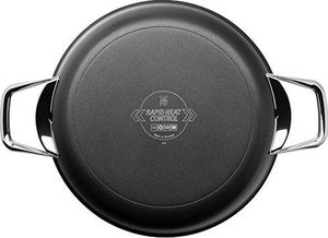 Patelnia WMF Profesjonalna Patelnia WMF Steak 28 cm, powlekana wielowarstwowym materiałem, Patelnia, uchwyt ze stali nierdzewnej, żaroodporna 8