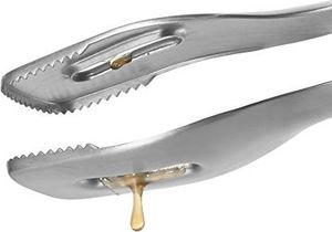 WMF Szczypce do grilla WMF długie 44 cm, stal nierdzewna Cromargan, mechanizm blokujący, oszczędzające miejsce, sztućce grillowe do steków, ryb, warzyw 8
