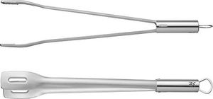 WMF Szczypce do grilla WMF długie 44 cm, stal nierdzewna Cromargan, mechanizm blokujący, oszczędzające miejsce, sztućce grillowe do steków, ryb, warzyw 10