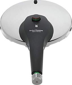 WMF Szybkowar WMF Perfect Premium 6,5 l, szybkowar 22 cm, polerowana stal nierdzewna Cromargan, indukcja, poziomy gotowania 2, pokrętło wielofunkcyjne 6
