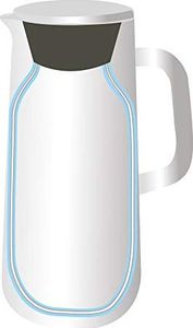 WMF Termos WMF Impuls, 1,0 l, do zakrętki do kawy lub herbaty utrzymuje napoje zimne i ciepłe przez 24 godziny, wapno 5