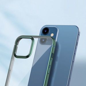 Baseus Przezroczyste etui Baseus Shining Case do iPhone 12 / iPhone 12 Pro 6.1'' (zielony) 8