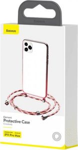 Baseus Przezroczyste etui Baseus Protective Case do iPhone 11 Pro Max 6,5'' (czerwony) 9