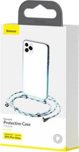 Baseus Przezroczyste etui Baseus Protective Case do iPhone 11 Pro Max 6,5'' (niebieski) 6