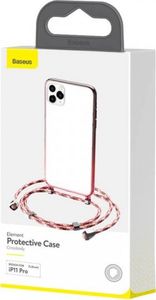 Baseus Przezroczyste etui Baseus Protective Case do iPhone 11 Pro 5,8'' (czerwony) 6
