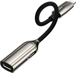 Adapter USB Baseus L55 Lightning - Lightning x2 Srebrny  (CALL55-0A) 1