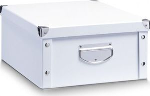 Zeller Kartonowe pudełko z nakrywką, 33x17x40 cm, kol. biały 1