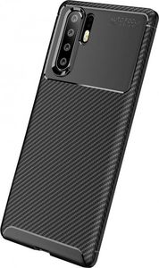 Etui HUAWEI P30 PRO Pancerne Shockproof Carbon Fiber czarne 3