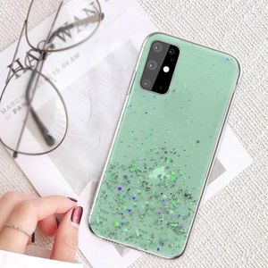 Etui HUAWEI P40 LITE Brokat Cekiny Glue Glitter Case zielone 2