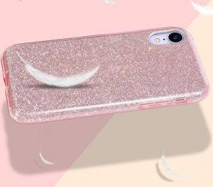 Etui HUAWEI P40 LITE Brokat Glitter jasny róż 5