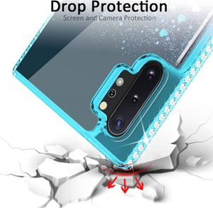 Etui HUAWEI P40 LITE Diamond Liquid Przelewany Brokat niebiesko-fioletowe 3