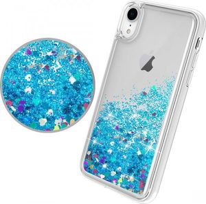 Etui HUAWEI P40 LITE E Liquid Brokat niebieskie 2