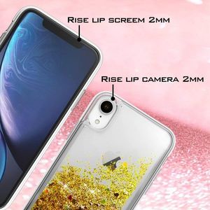 Etui HUAWEI P40 LITE E Liquid Brokat złote 4