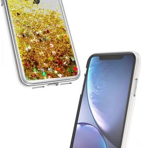 Etui HUAWEI P40 LITE E Liquid Brokat złote 6