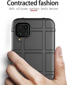 Etui HUAWEI P40 LITE E Pancerne Rugged Square czarne 5