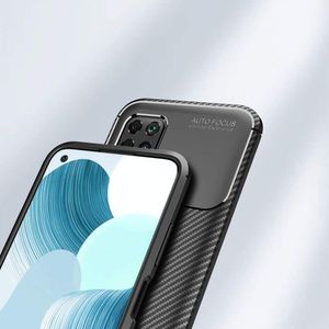 Etui HUAWEI P40 LITE Pancerne Shockproof Carbon Fiber czarne 3