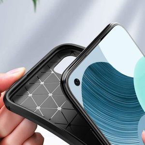 Etui HUAWEI P40 LITE Pancerne Shockproof Carbon Fiber czarne 4