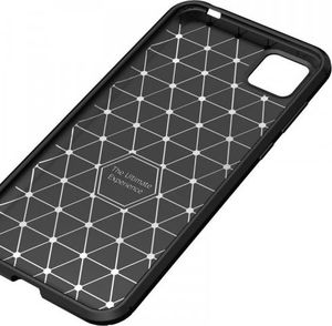 Etui HUAWEI Y5P Pancerne Shockproof Carbon Fiber czarne 2