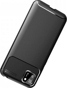 Etui HUAWEI Y5P Pancerne Shockproof Carbon Fiber czarne 3