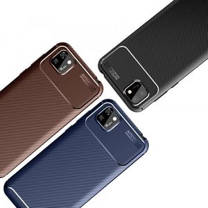 Etui HUAWEI Y5P Pancerne Shockproof Carbon Fiber czarne 6