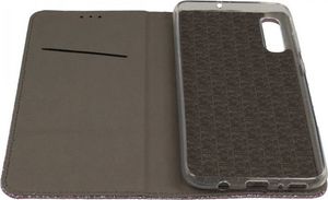 Etui HUAWEI Y5P portfel z klapką Flip Magnet Shine Brokat różowe 4