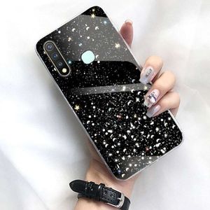 Etui HUAWEI Y6P Brokat Cekiny Glue Glitter Case czarne 4