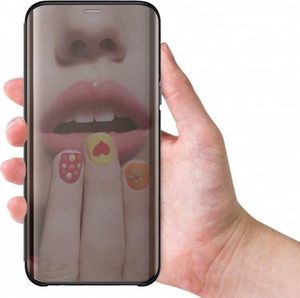 Etui HUAWEI Y6P Clear View Cover z klapką czarne 3