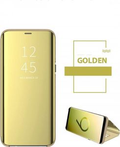 Etui HUAWEI Y6P Clear View Cover z klapką złote 3