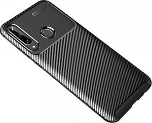 Etui HUAWEI Y6P Pancerne Shockproof Carbon Fiber czarne () - 8819200014357 2
